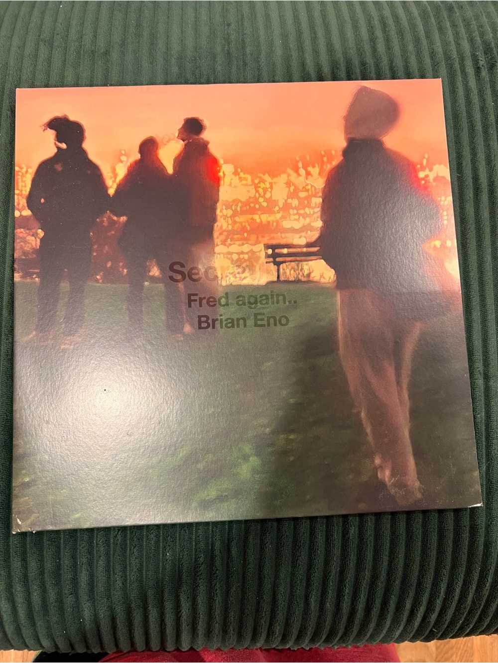 Fred again.. x Brian Eno Split LP - Orange & Green Artwork